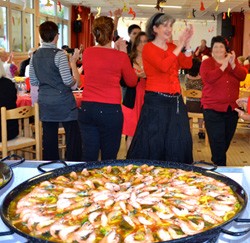 paella cuisinee sur place